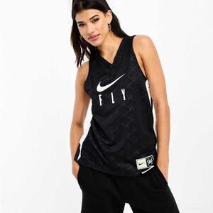 Nike Black and White Women's Tank Top